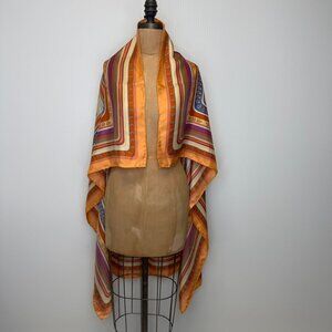 Ollie Five Five Scarf Women 44x44 Square Silk Hand Made 55 Work Party Core Nw